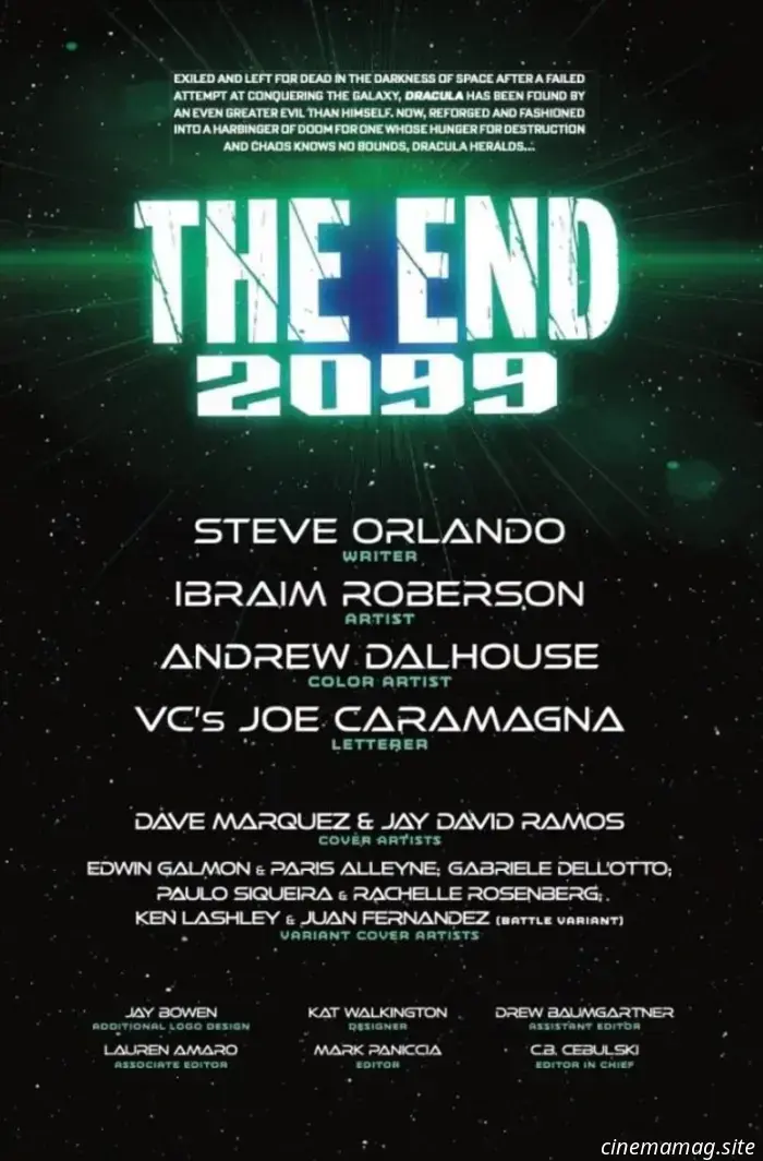 Avance de cómic – The End 2099 de Marvel nº 1