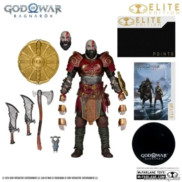 Nuevas figuras de acción de God of War Ragnarök reveladas por McFarlane Toys