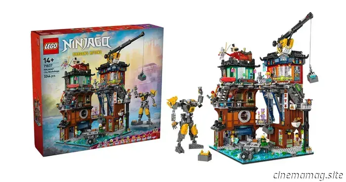 The modular set LEGO Ninjago City Workshops has been revealed in anticipation of its release in March.