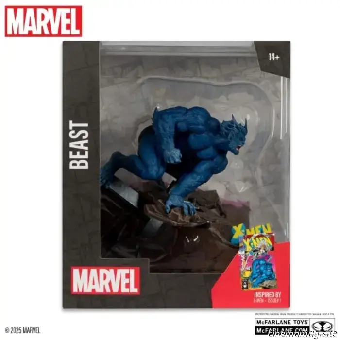 McFarlane Toys has revealed new Marvel collectibles featuring Spider-Man, Black Panther, The Thing, and Beast.