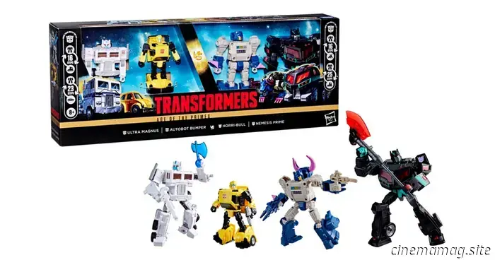 Hasbro has unveiled a 4-pack featuring Autobots and Decepticons from Transformers: Age of the Primes.