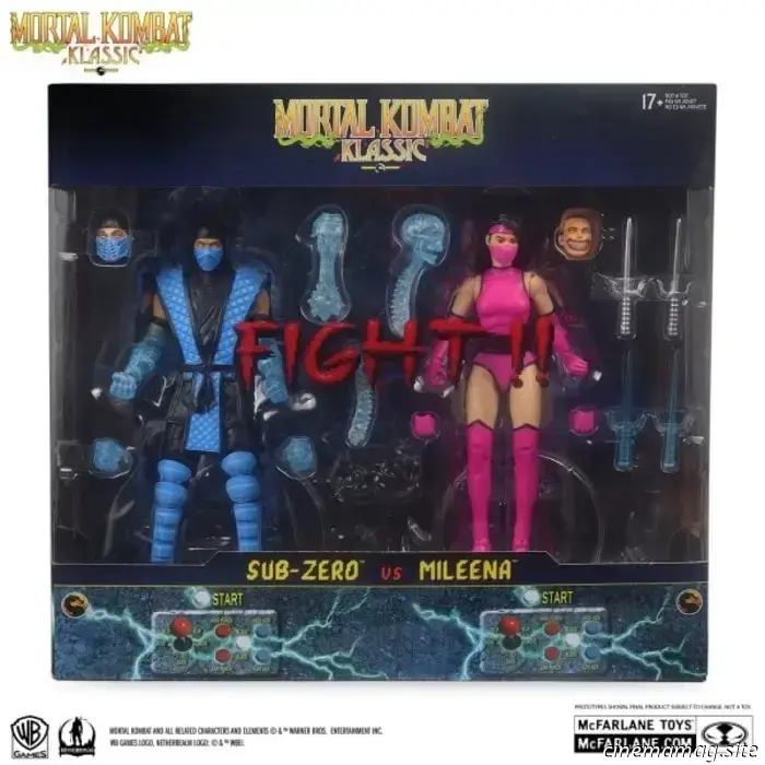 Компания McFarlane Toys запускает новую серию классических фигурок по Mortal Kombat