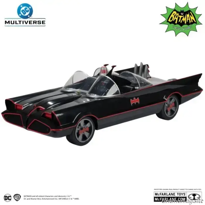 La Batmobile della serie TV classica di Batman entra a far parte della linea DC Multiverse di McFarlane Toys.