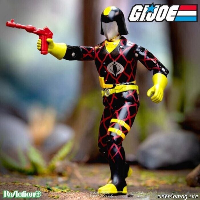 Super7 introduces the Cobra Commander (Python Patrol) G.I. Joe ReAction+ Figure.