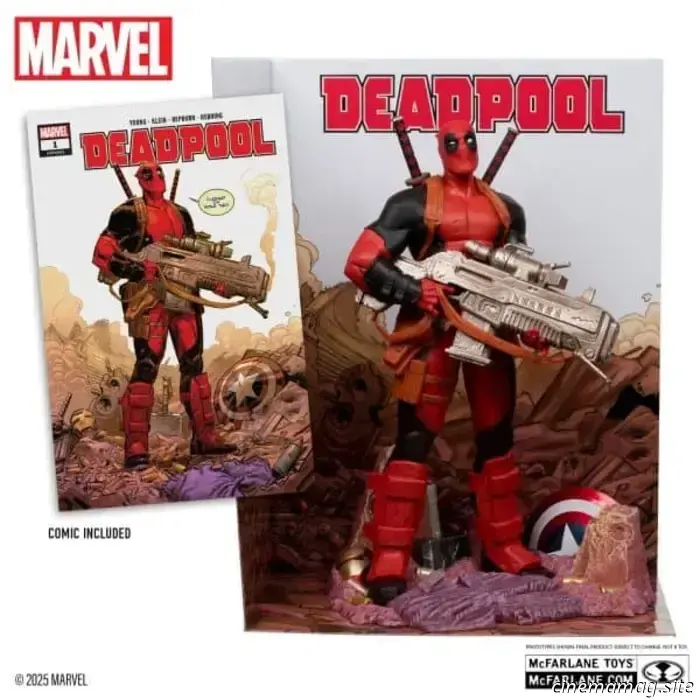 McFarlane presents new sixth scale collectibles of Spider-Man and Deadpool.