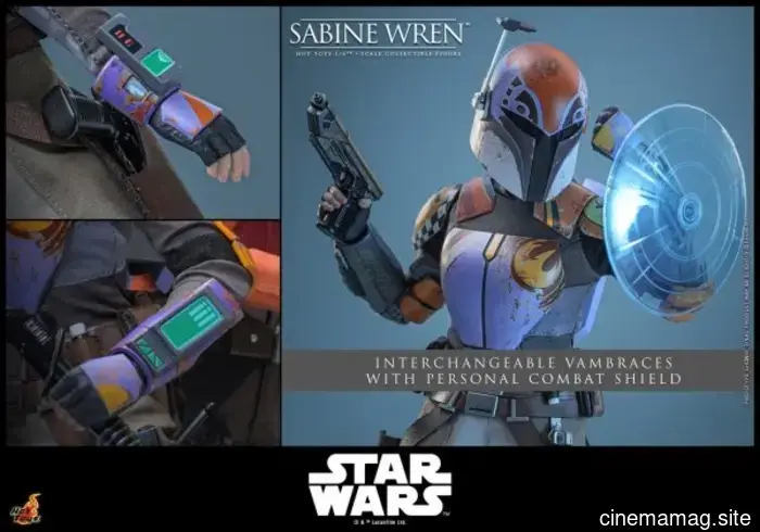 Hot Toys has released new sixth scale figures of Sabine Wren and Ezra Bridger from Star Wars Rebels.
