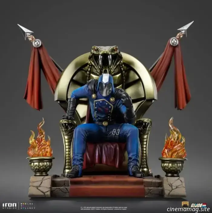 Iron Studios svela la statua da collezione di Cobra Commander G. I. Joe