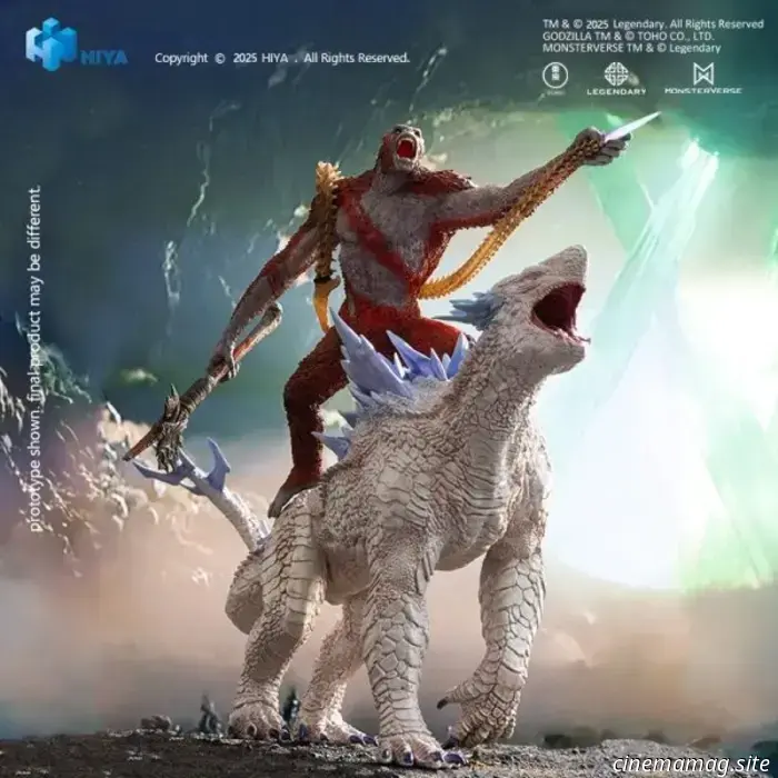 Скар Кинг из Godzilla x Kong получает коллекционную фигурку из серии Stylist от Hiya Toys.