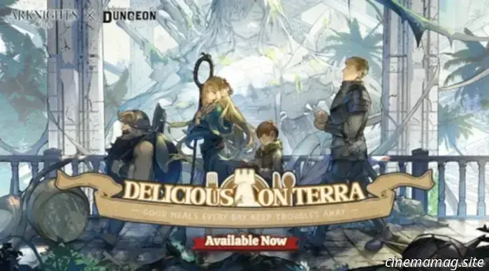 The new collaboration event between Arknights and Delicious in Dungeon is now live.