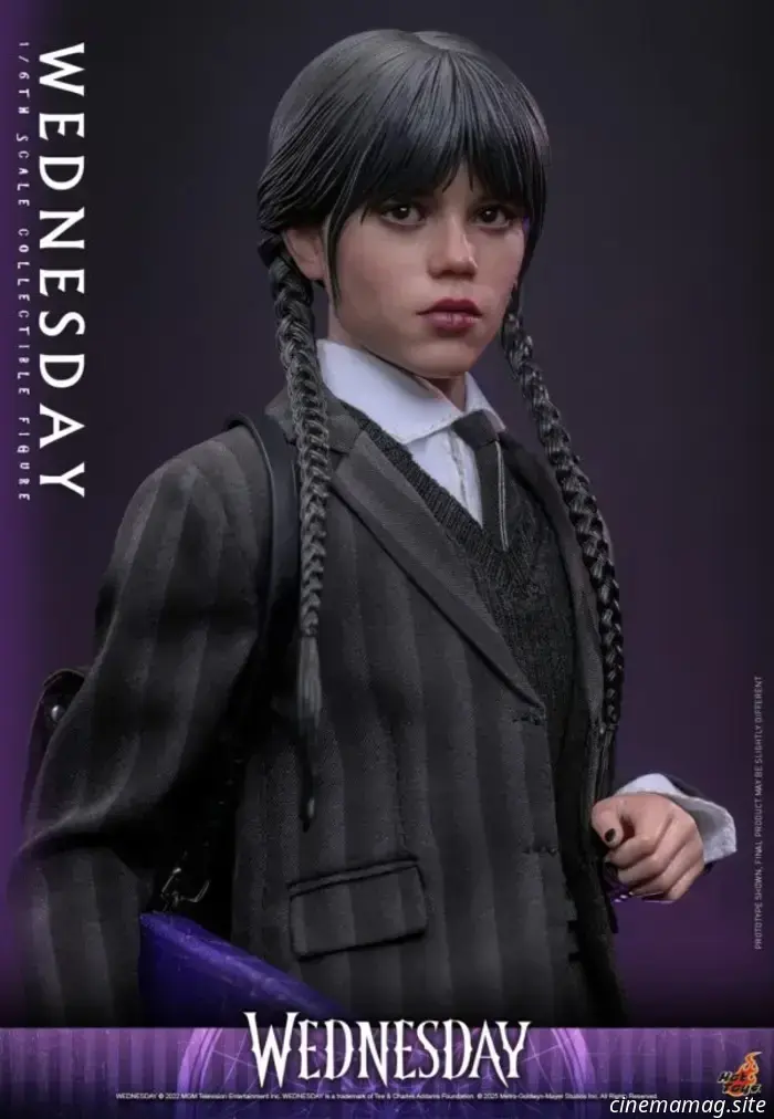 La Wednesday di Jenna Ortega riceve un'action figure in scala 1/6 da Hot Toys.