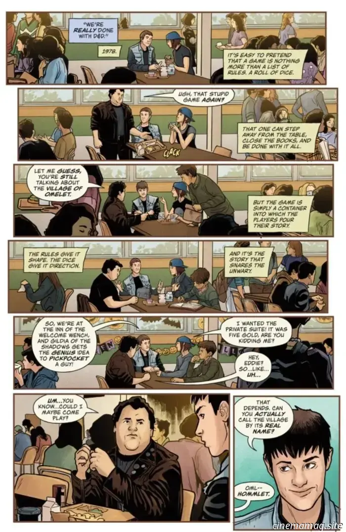 Stranger Things y Dungeons &amp; Dragons: El origen del fuego Infernal #2-Avance del cómic