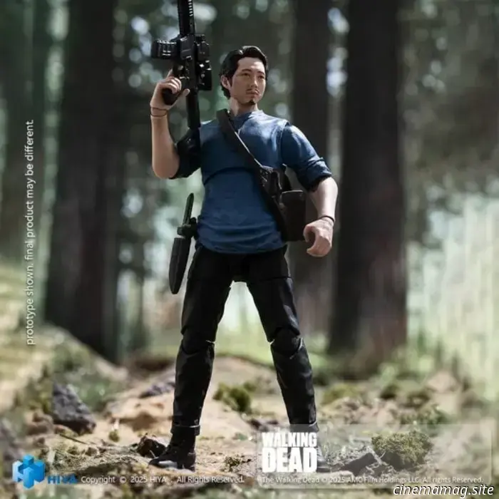 Glenn si unisce alla collezione The Walking Dead di Hiya Toys con una figura della Exquisite Mini Series.
