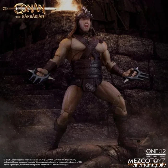 Mezco Toyz svela Conan il Barbaro (Edizione Pit Fighter) figura d'azione One:12 Collective