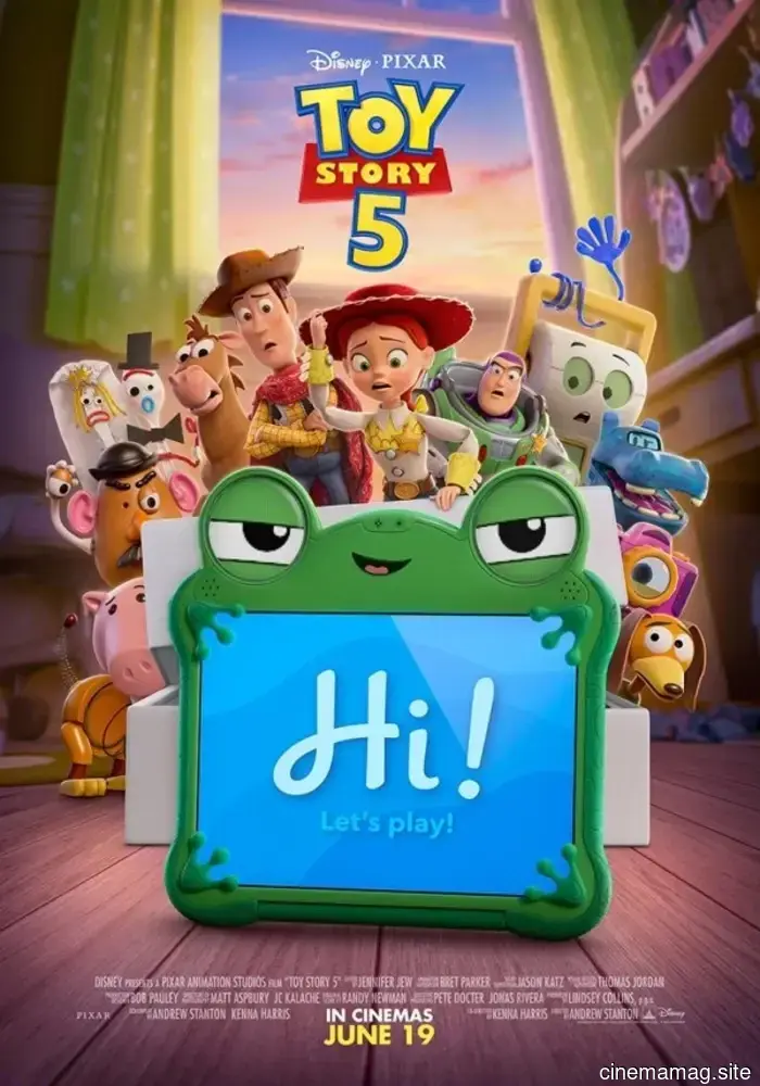 A clip from Toy Story 5 showcases the gang meeting Greta Lee's Lilypad.