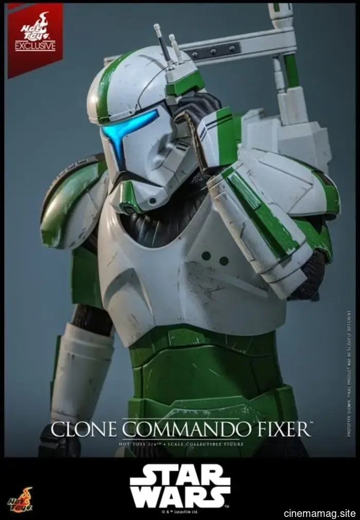 Star Wars: La figura de sexta escala del Clone Commando Fixer de Republic Commando revelada por Hot Toys