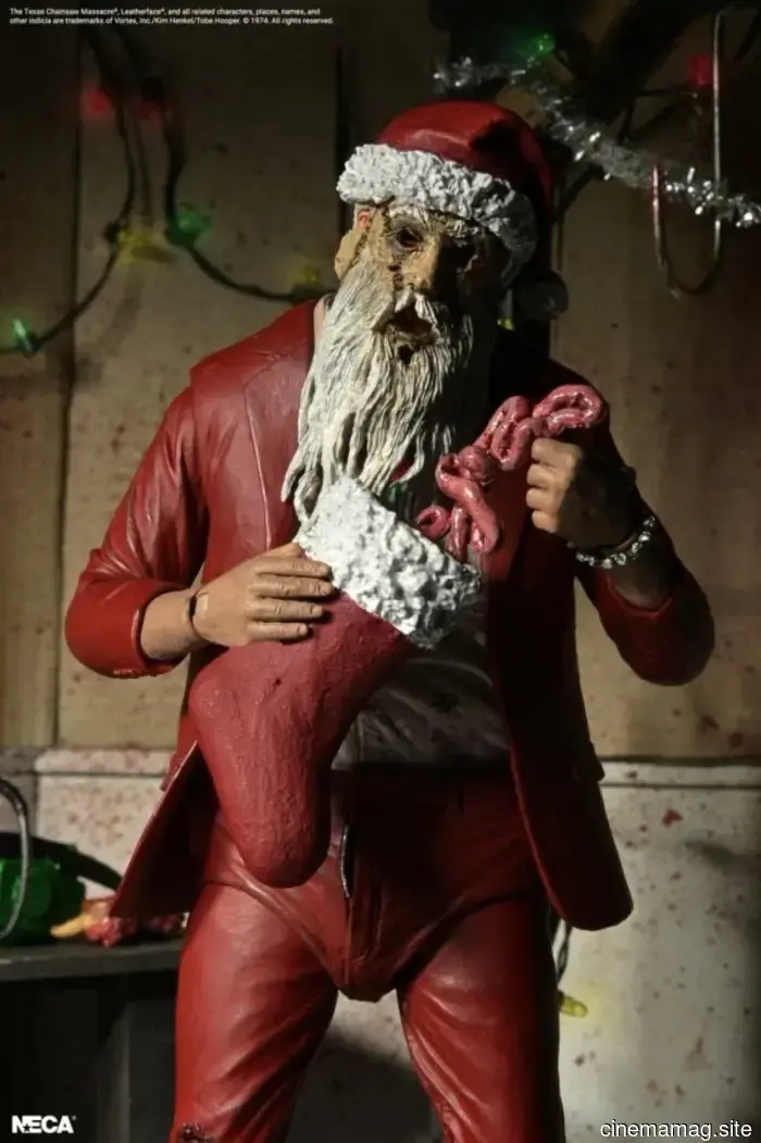 Santa Leatherface is now part of NECA's Texas Chainsaw Massacre action figure series.