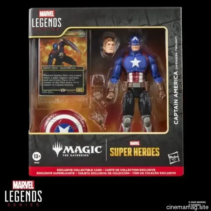 Marvel Super Heroes collide with Magic: The Gathering in a new lineup of mash-up figures from the Marvel Legends Series.
