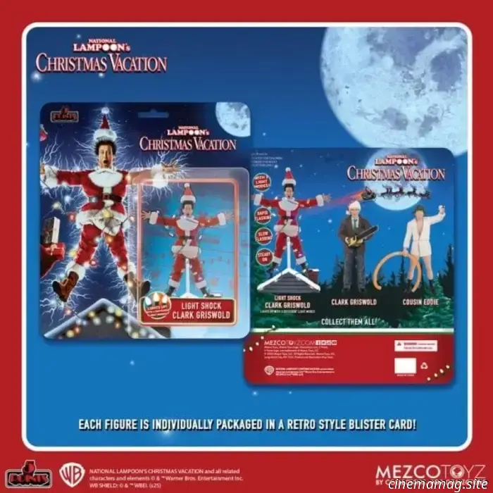Mezco Toyz has revealed a 5 Points action figure set based on National Lampoon’s Christmas Vacation.