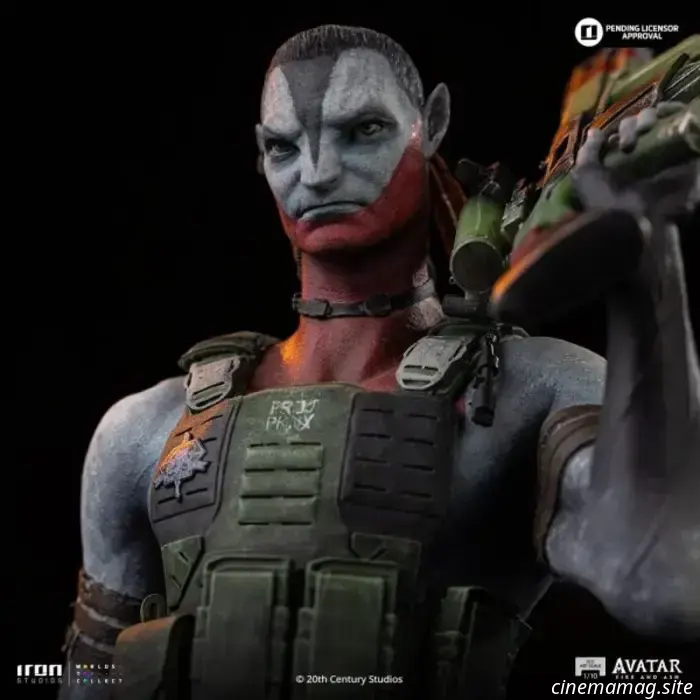 Аватар: Огонь и Пепел — коллекционные статуэтки Майлза Куарича и Варанга представлены Iron Studios.