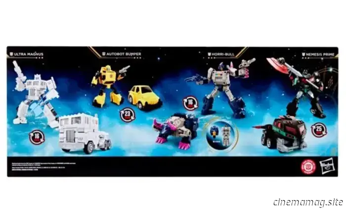 Hasbro has unveiled a 4-pack featuring Autobots and Decepticons from Transformers: Age of the Primes.