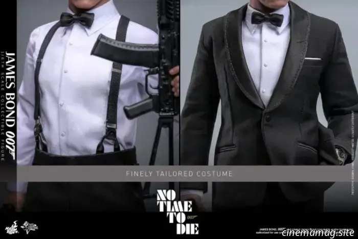 James Bond is now available in a sixth scale figure by Hot Toys, featuring the character from No Time To Die.