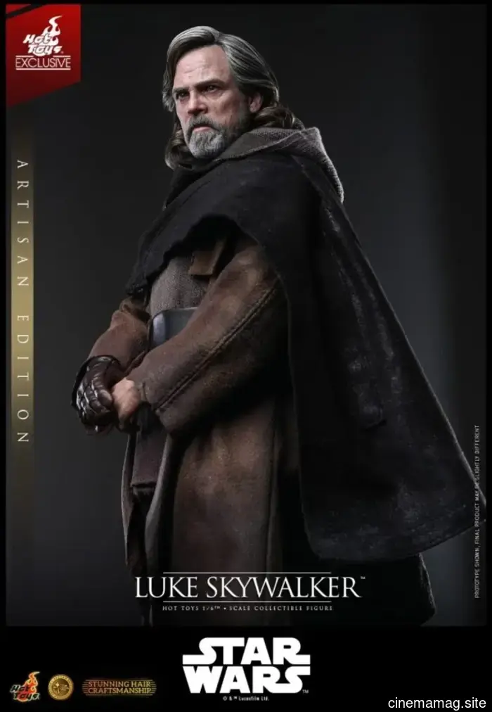 Hot Toys revela la figura de sexta escala Artisan Edition de Luke Skywalker de Star Wars: Los Últimos Jedi.