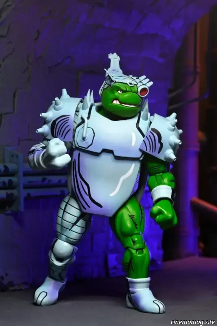 NECA svela le action figure delle Tartarughe Ninja: Raphael nei panni di Shredder, Donatello cyborg e Nobody.
