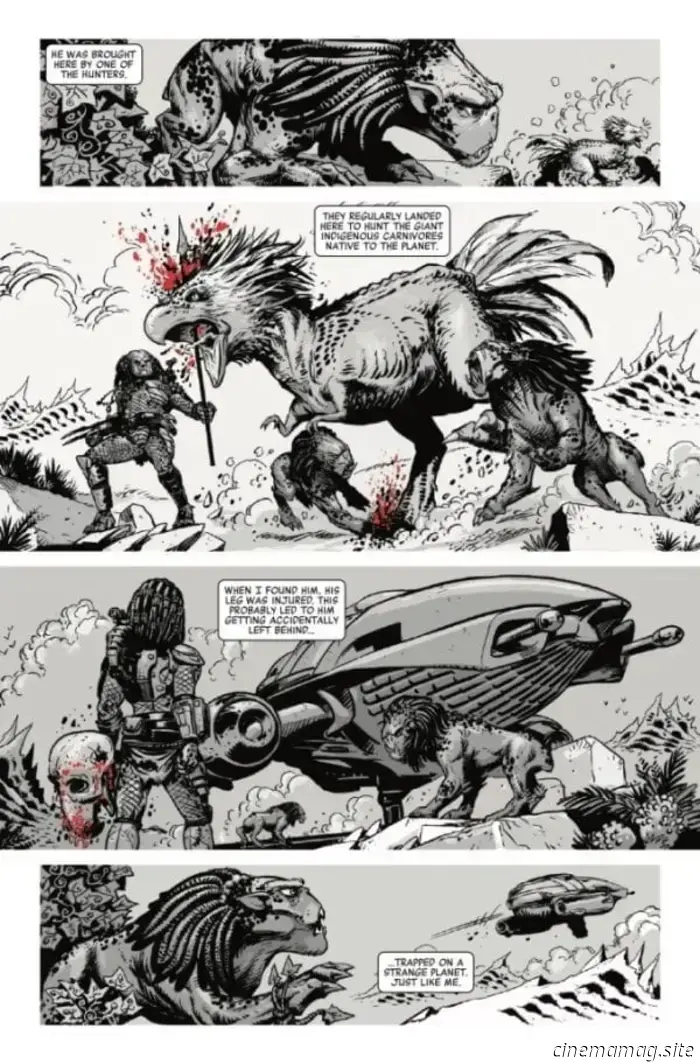Comic Book Sneak Peek – Predator: Black, White & Blood #4