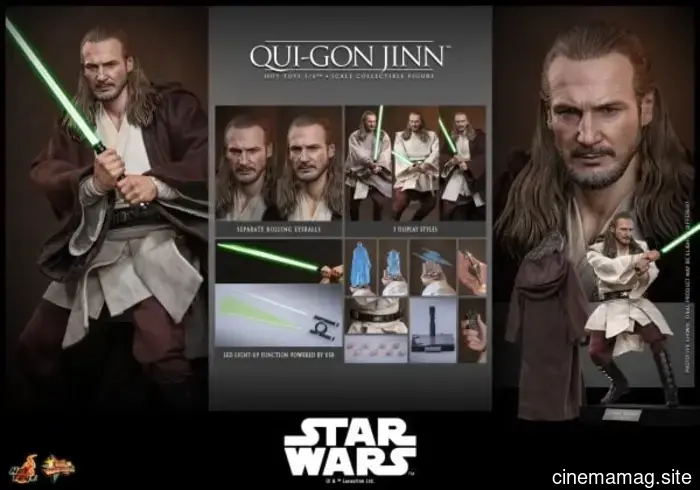 Hot Toys has unveiled a new sixth scale figure of Qui-Gon Jinn from Star Wars: Episode I – The Phantom Menace.