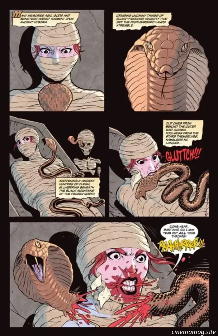 Red Sonja Ataca Marte #4 - Avance de cómic