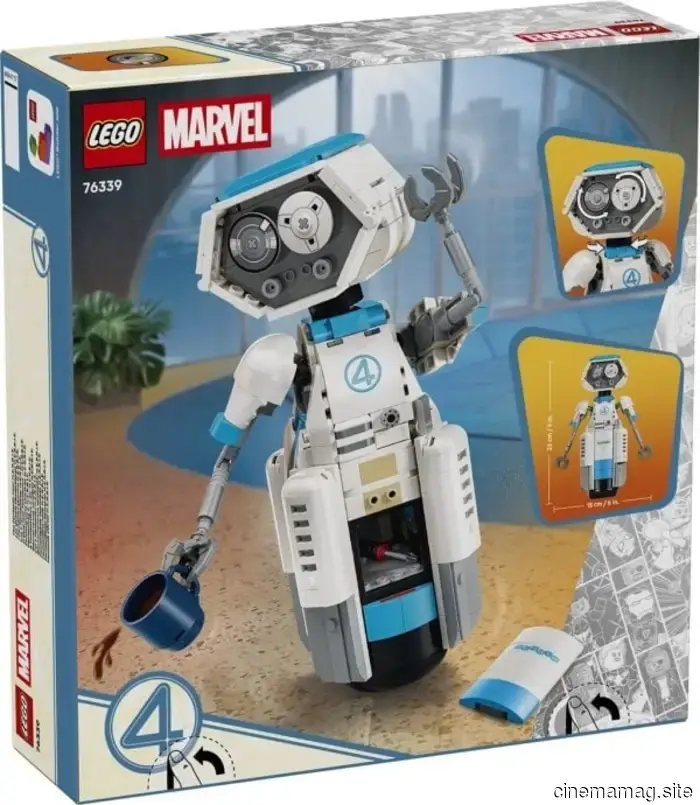 The LEGO Marvel The Fantastic Four: First Steps H.E.R.B.I.E. set will be released in August.