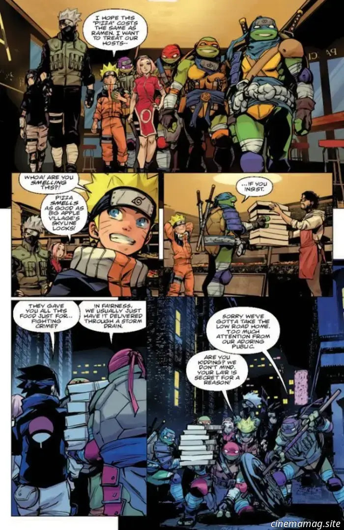 Teenage Mutant Ninja Turtles x Naruto #3 - Comic Book Sneak Peek