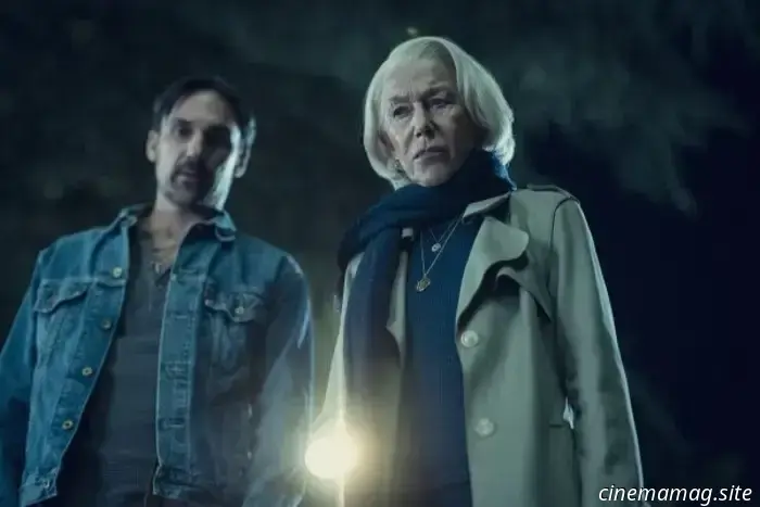 A first glimpse at Netflix's The Thursday Murder Club featuring Helen Mirren, Pierce Brosnan, Ben Kingsley, and Celia Imrie.