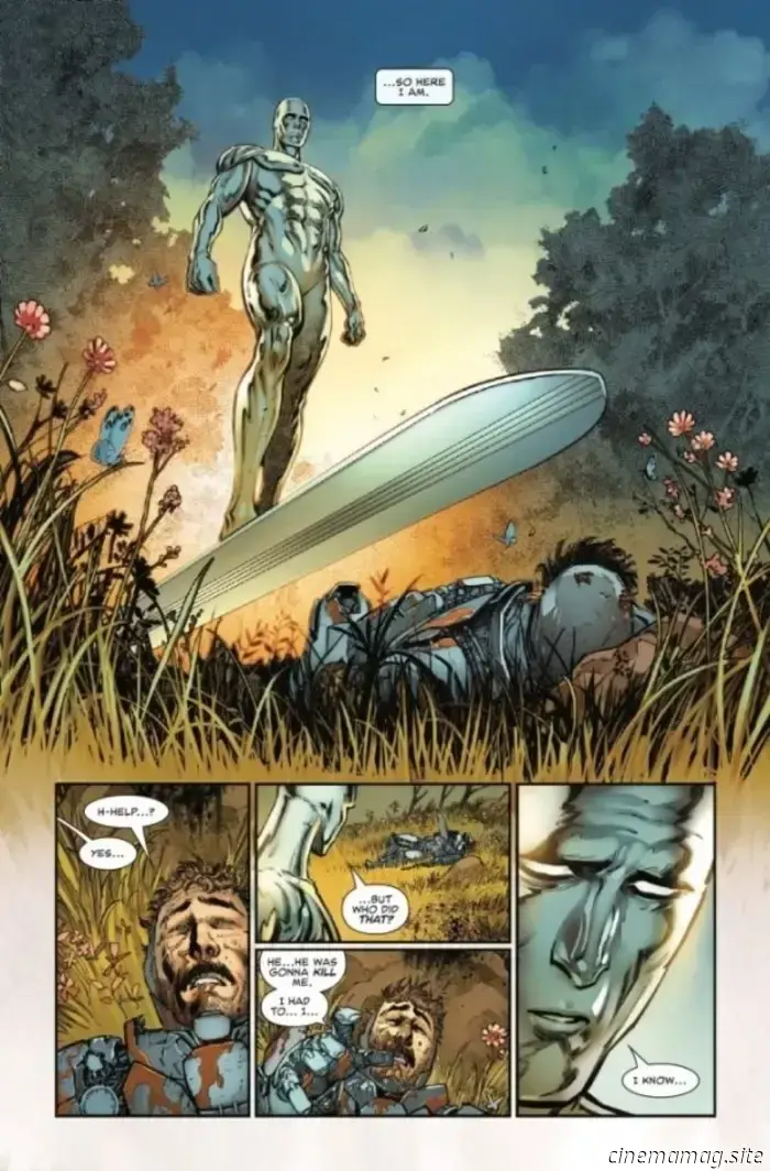 La morte di Silver Surfer #1-Anteprima del fumetto