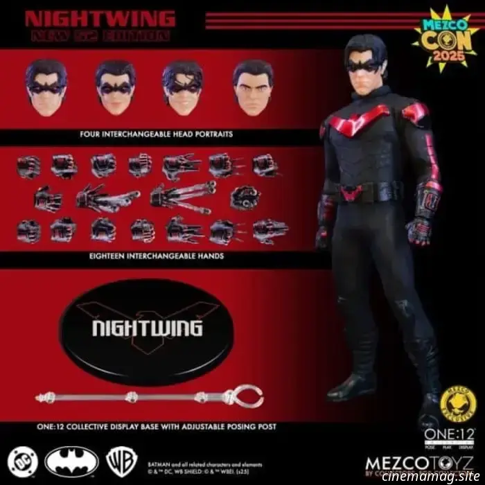 Mezco Toyz has unveiled the Nightwing New 52 Edition One:12 Collection action figure.