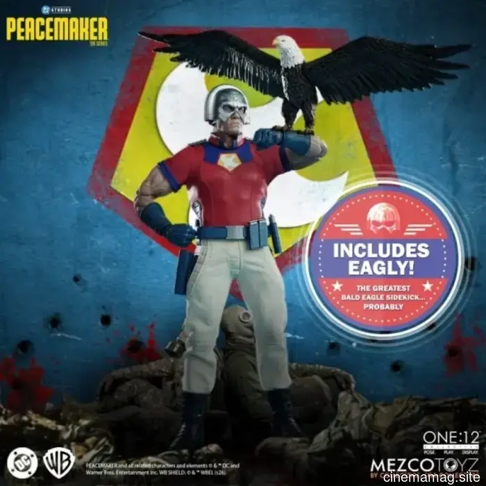 Peacemaker e Eagly si uniscono al One: 12 Collective con il nuovo set di figure di Mezco Toyz