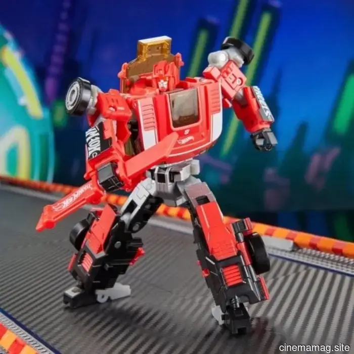 Hasbro introduces new Hot Wheels X Transformers transforming robot figures.