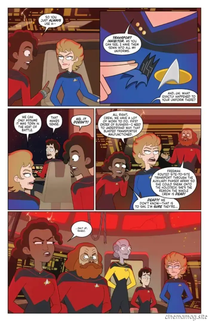 Star Trek: Lower Decks #8-Anteprima dei fumetti