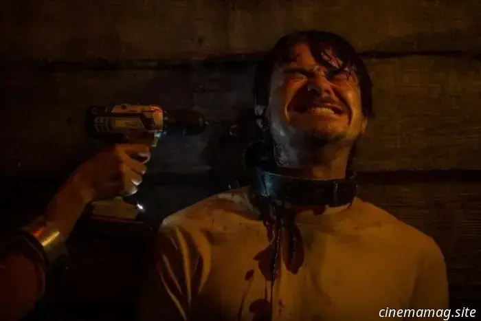 In the trailer for the horror film Your Host, friends struggle to stay alive in a serial killer's distorted game show.