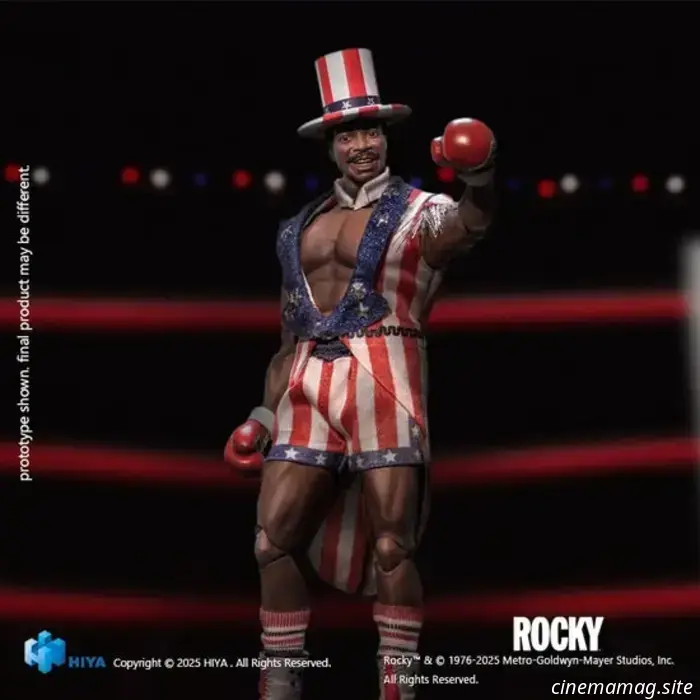 Apollo Creed lancia la linea di action figure Rocky Exquisite Super Series di Hiya Toys