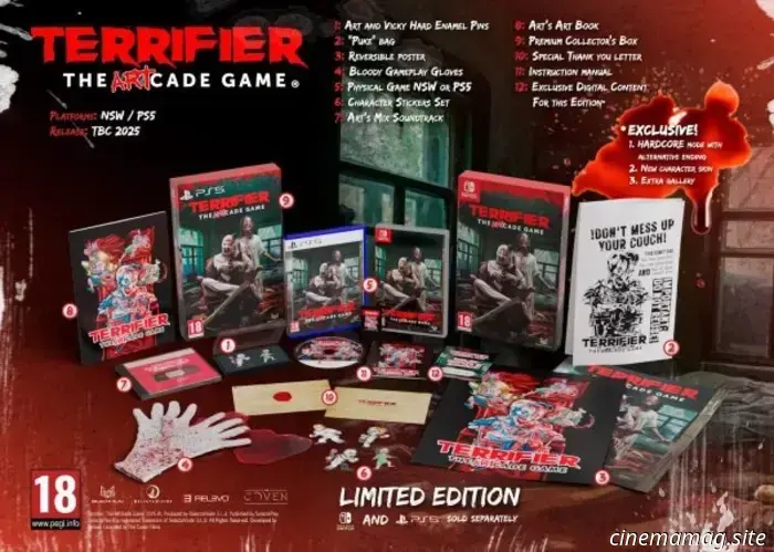 Terrifier: The ARTcade Game announced for a blood-drenched Collector's Edition