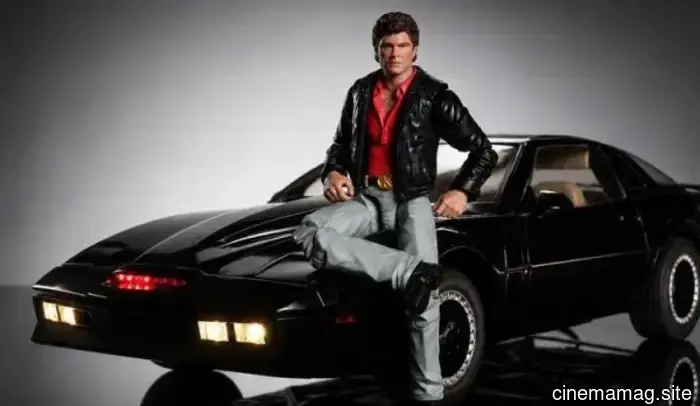 Ramen Toy and Factory Entertainment have revealed an action figure playset featuring Michael Knight and KITT from Knight Rider.