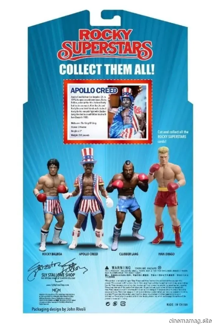Sly Stallone Shop lancia la linea di action figure Rocky Superstars