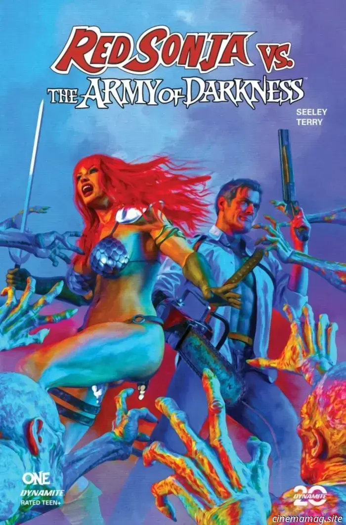 Take an exclusive look at Red Sonja vs. The Army of Darkness #1.