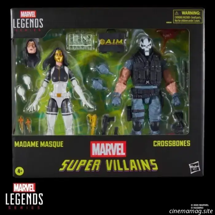 Hasbro svela ufficialmente la serie Marvel Legends Super Villains Madame Masque e Crossbones 2-pack