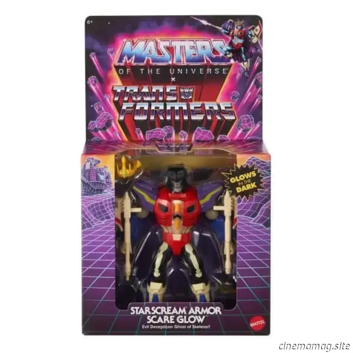 La linea di action figure Masters of the Universe x Transformers di Mattel aggiunge Optimus Prime He-Man e Starscream Scare Glow