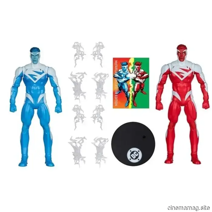 The DC Multiverse McFarlane Collector Edition 2-pack featuring Superman Blue and Superman Red is now available for pre-order.