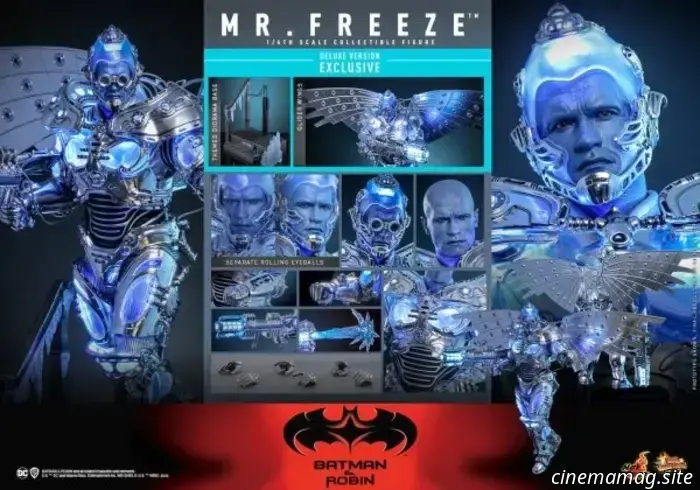 Arnold Schwarzenegger's Mr. Freeze is now part of Hot Toys' sixth scale figure collection for Batman & Robin.