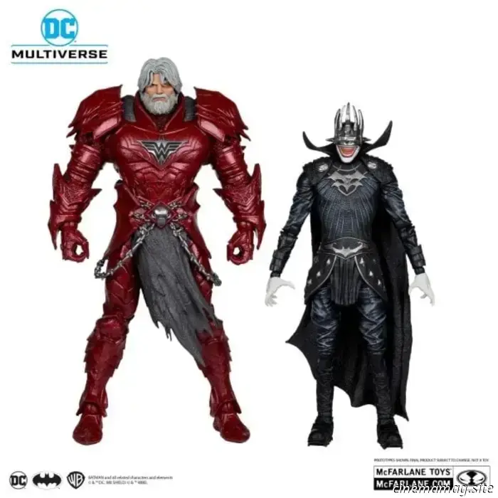 Комплект "Безжалостный" и "Бэтмен, кто смеется" из мультивселенной DC официально представлен компанией McFarlane Toys
