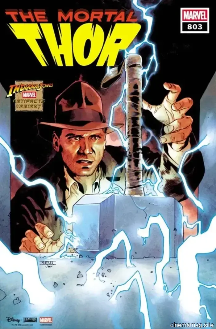 Indiana Jones seeks out legendary Marvel artifacts through new variant covers for comic books.